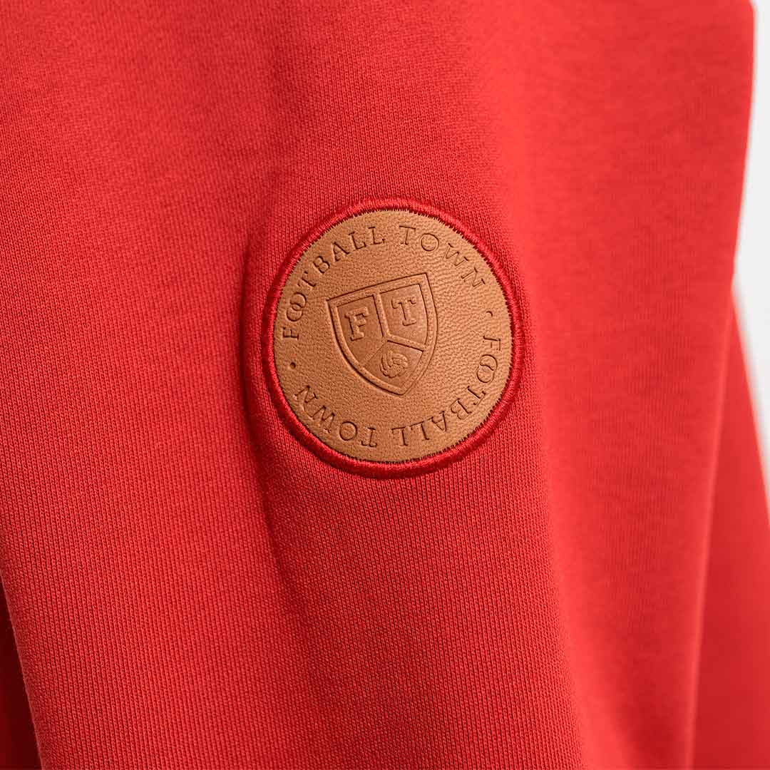 Hoodie The Cannon FootballTown Color Rojo