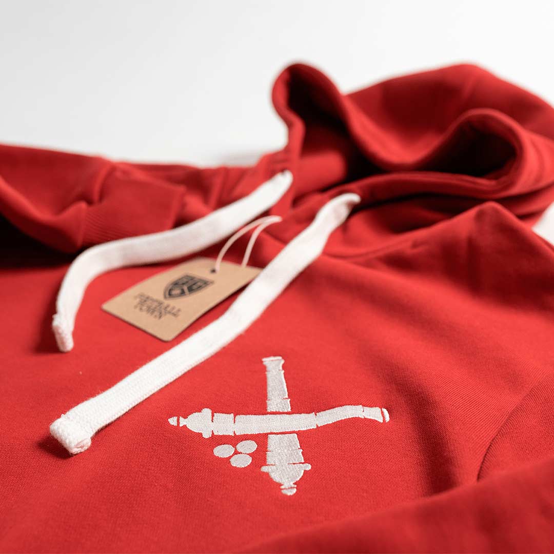 Hoodie The Cannon FootballTown Color Rojo