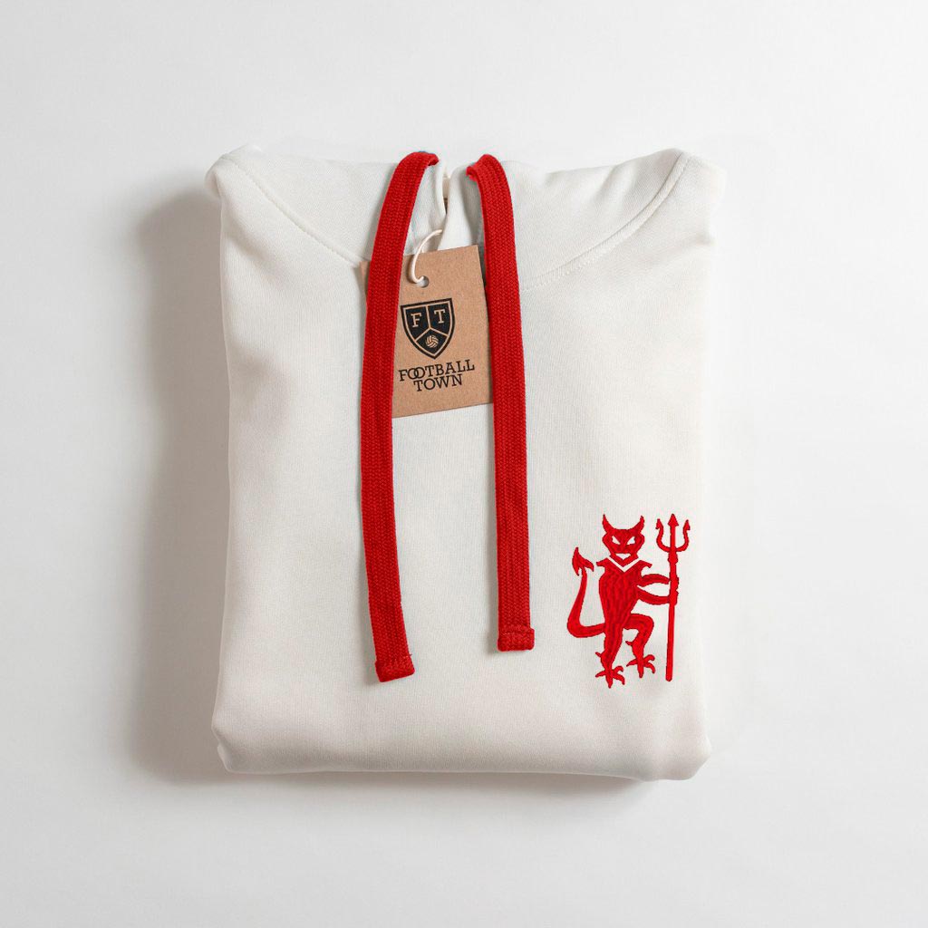 Hoodie The Devil FootballTown Color Blanco