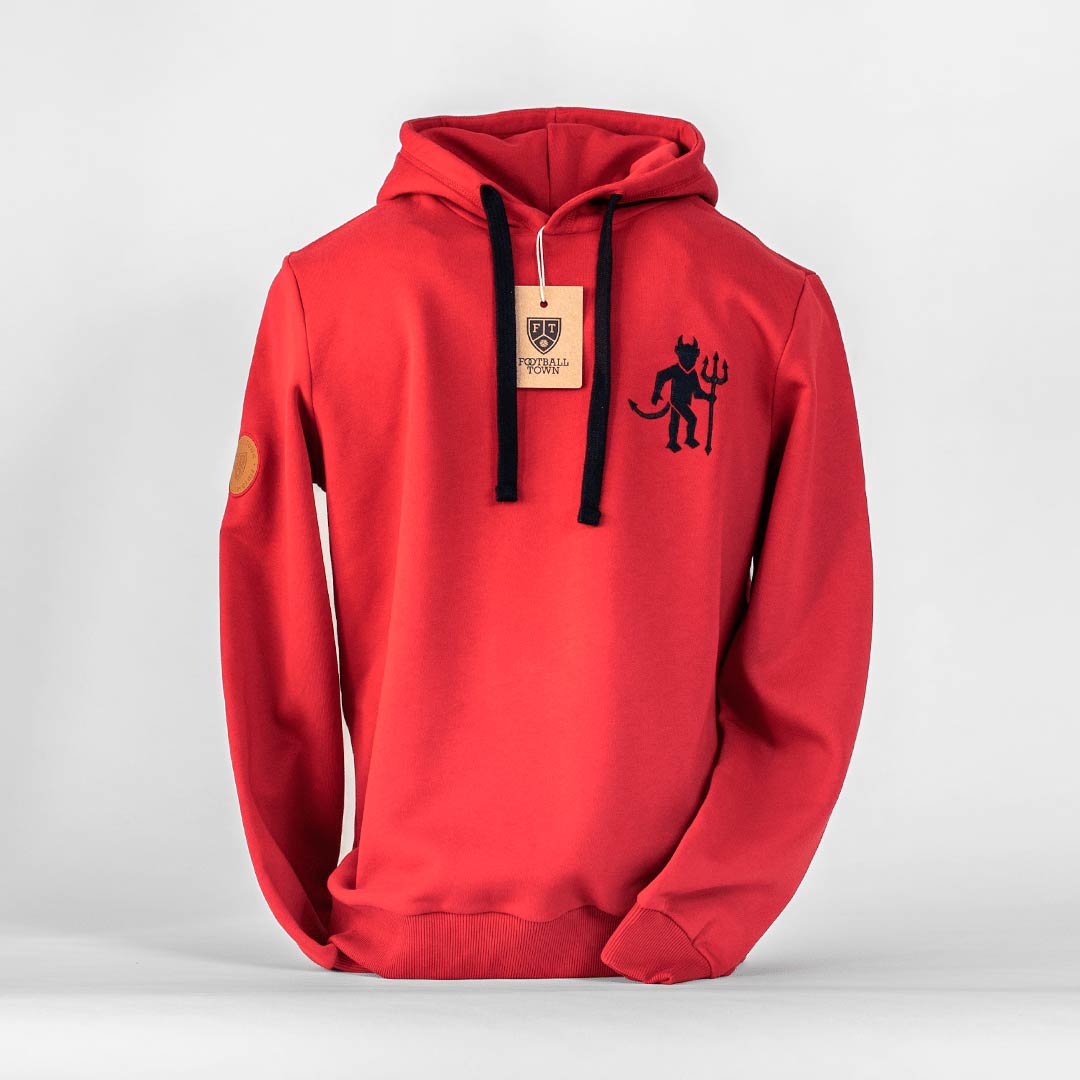 Hoodie Hot Devil FootballTown Color Rojo