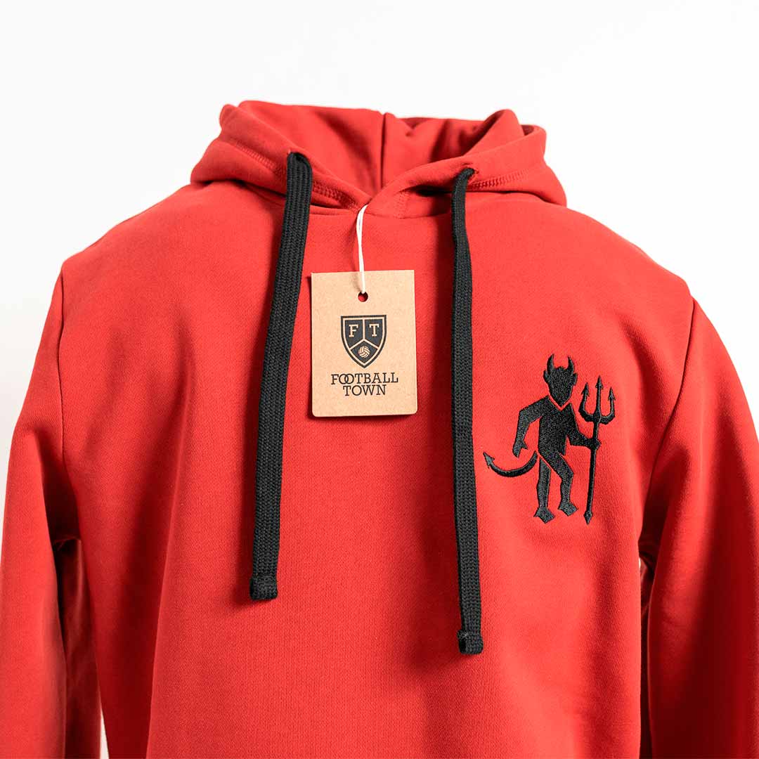 Hoodie Hot Devil FootballTown Color Rojo