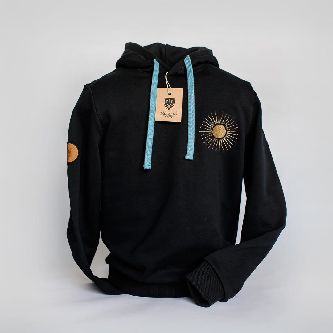 Hoodie Sol Negro FootballTown Color Negro