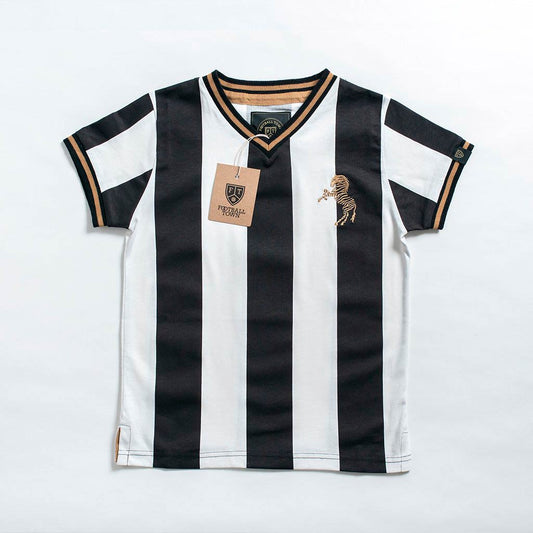 Camiseta La Zebra Kids Football Town Color Blanco/Negro