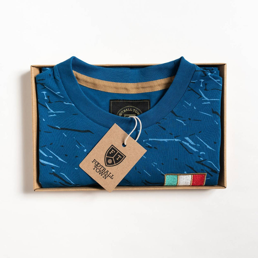 Camiseta Marble Gli Azzurri FootballTown Color Azul