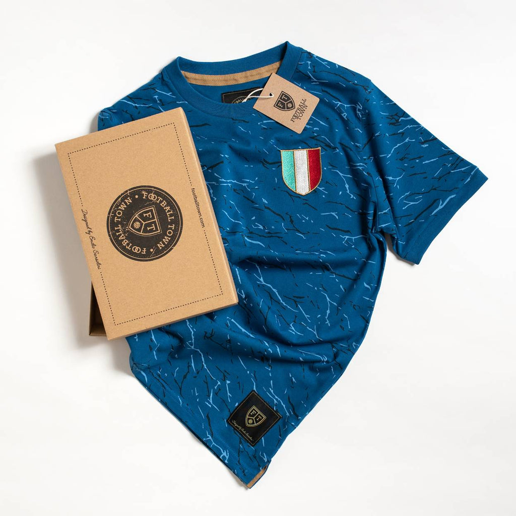 Camiseta Marble Gli Azzurri FootballTown Color Azul