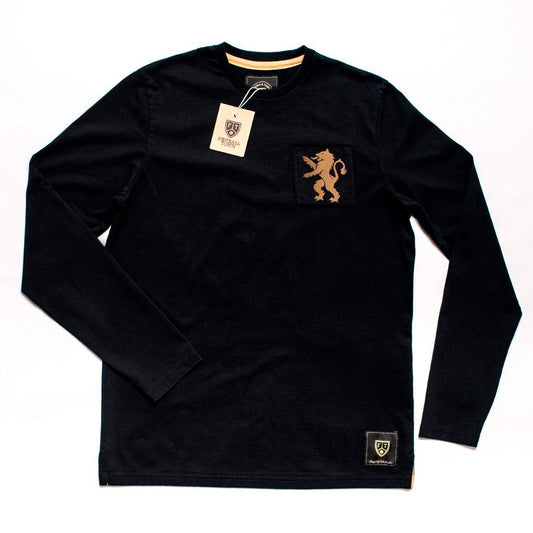 The Number 1 Rampant Lion FootballTown Color Negro