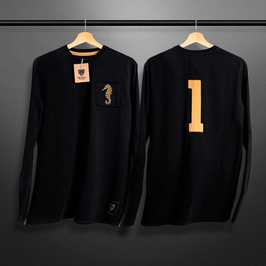 The Number 1 The Seahorse FootballTown Color Negro