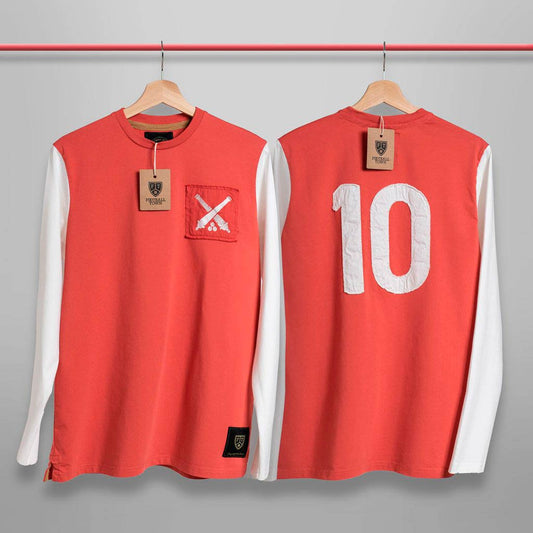 The Number 10 The Cannon FootballTown Color Rojo