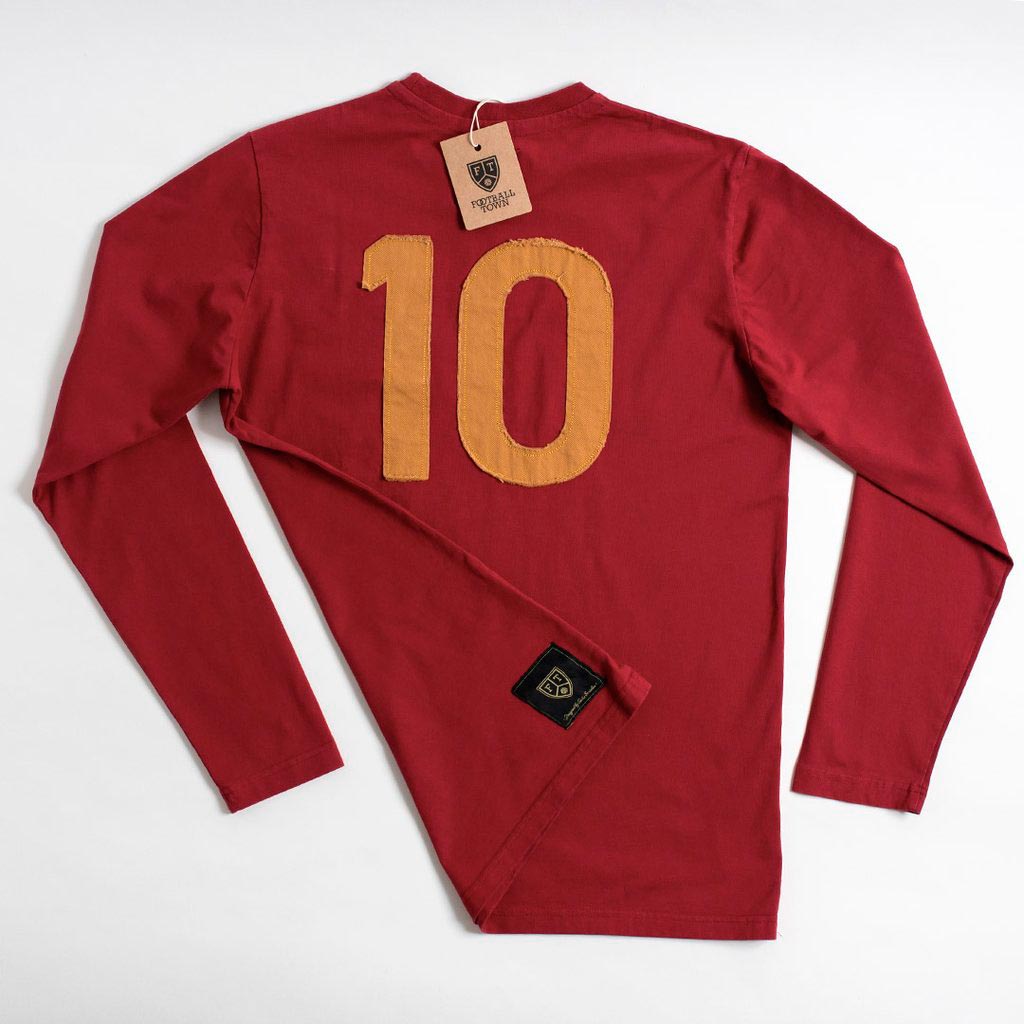 The Number 10 La Lupa FootballTown Color Vinotinto