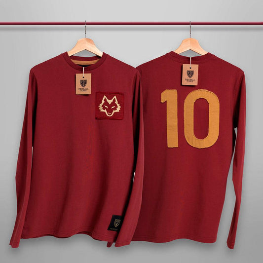 The Number 10 La Lupa FootballTown Color Vinotinto