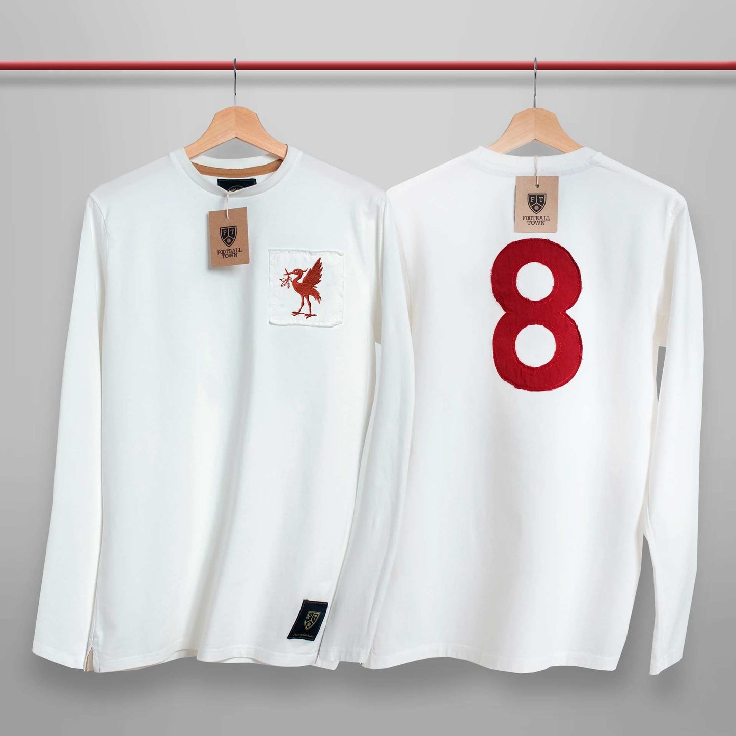 The Number 8 The Bird FootballTown Color Blanco