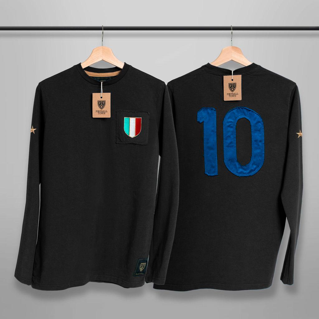 The Number 10 Gli Azzurri Black FootballTown Color Negro