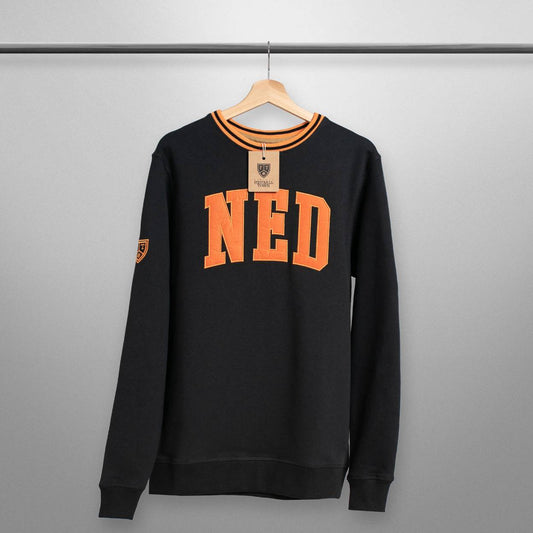 Sweatshirt NED FootballTown Color Negro