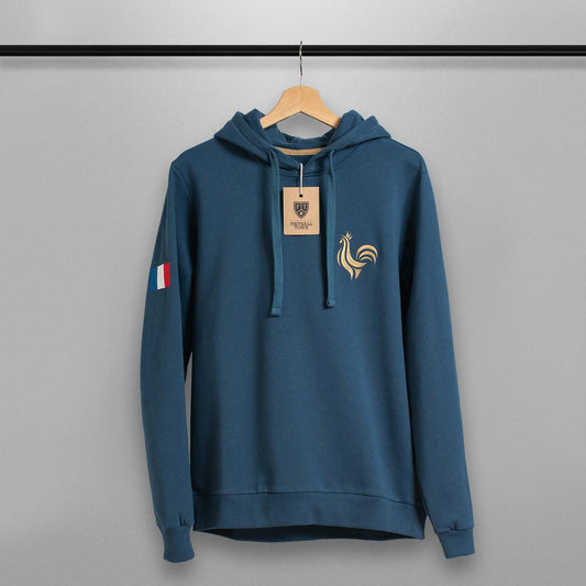 Hoodie Les Bleus FootballTown Color Azul