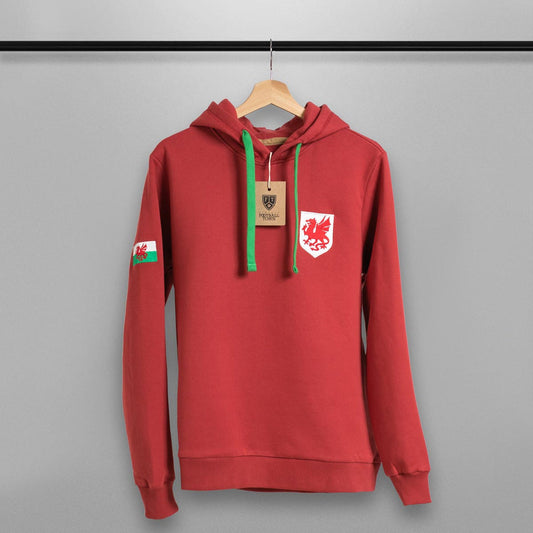 Hoodie The Dragon FootballTown Color Rojo