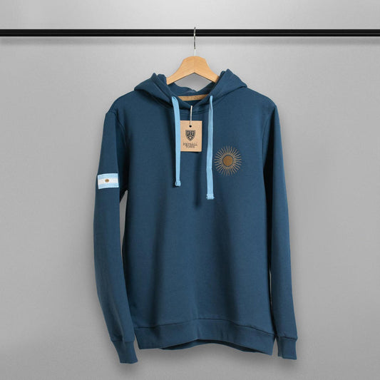 Hoodie El Sol FootballTown Color Azul