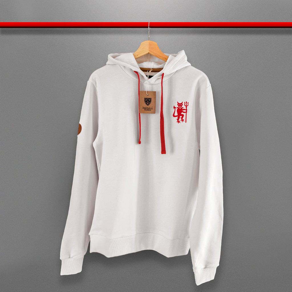 Hoodie The Devil FootballTown Color Blanco