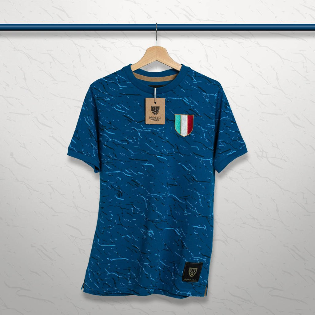 Camiseta Marble Gli Azzurri FootballTown Color Azul