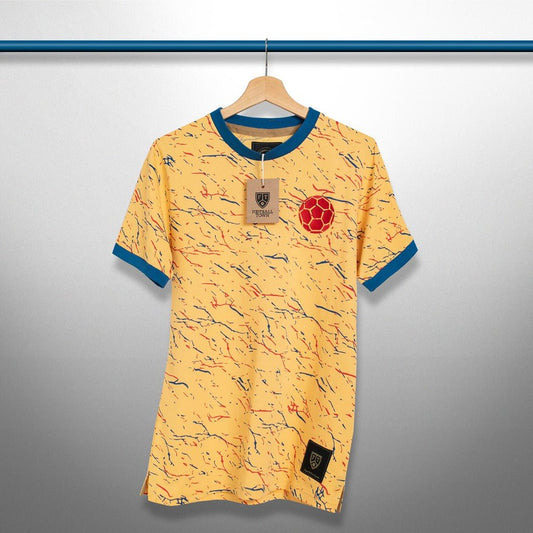 Camiseta Marble El Cafetero FootballTown Color Amarilla