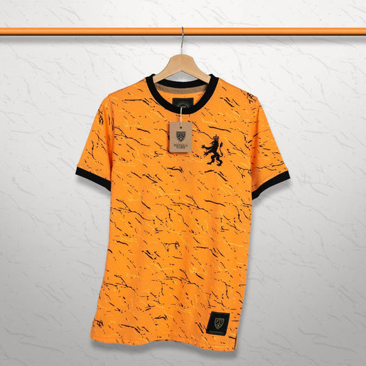 Camiseta Marble De Leeuw FootballTown Color Naranja