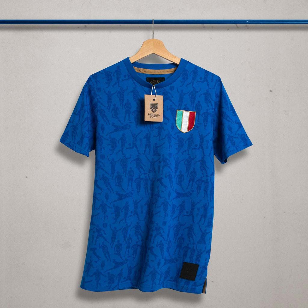 Camiseta Iconic Players Azzurri Blue FootballTown Color Azul