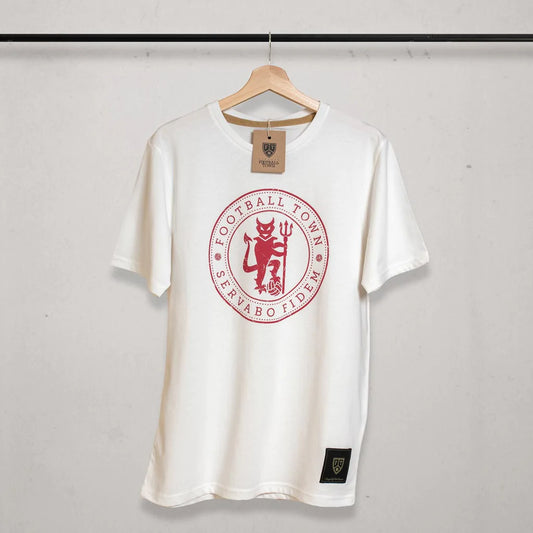 Camiseta The Devil White Servabo Footballtown Color Blanco