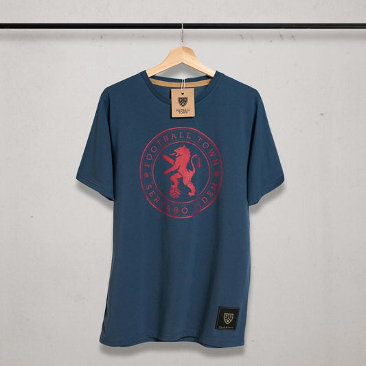 Camiseta Rampant Lion Servabo Footballtown Color Azul