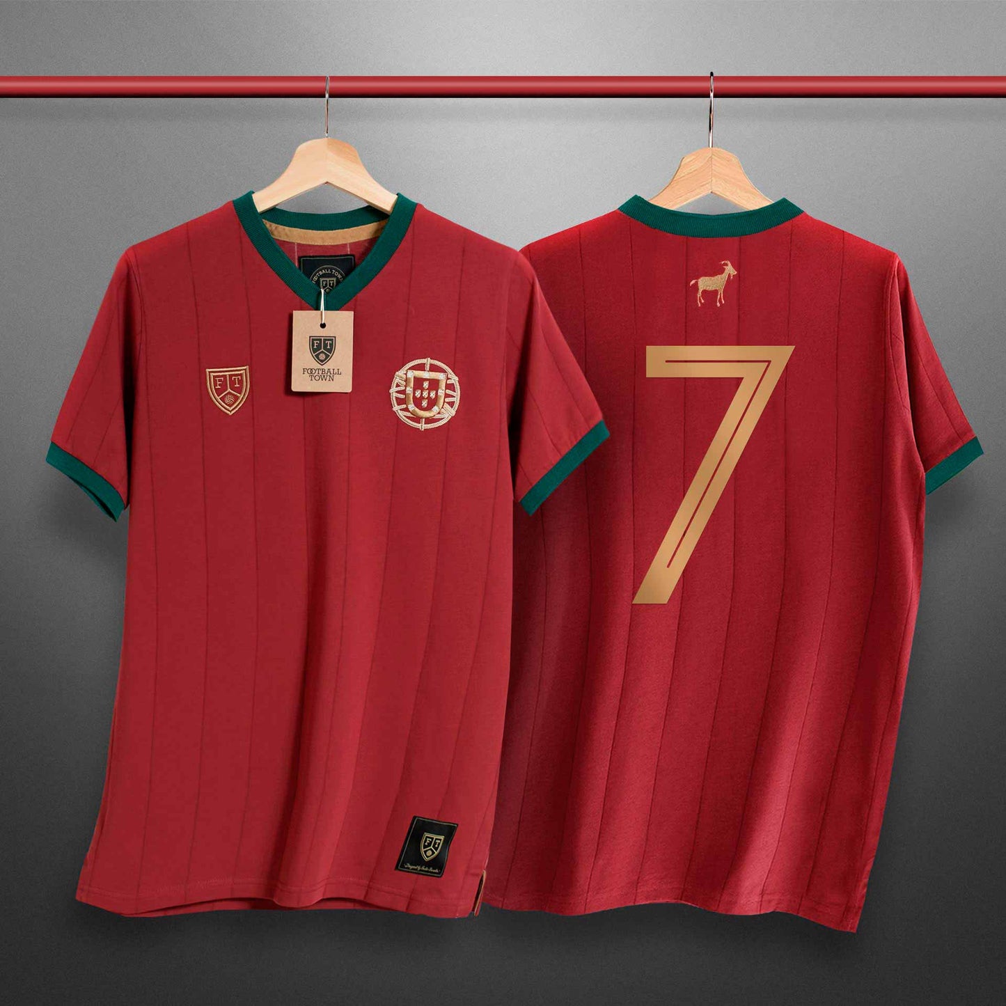 Camiseta A Seleccao GOAT FootballTown Color Vinotinto