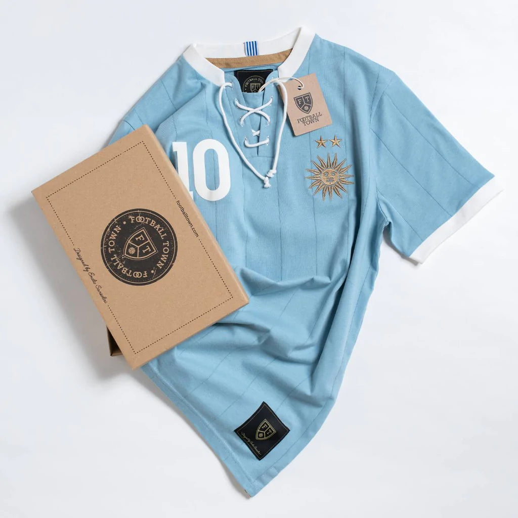 Camiseta Retro Stars La Celeste FootballTown Color Azul