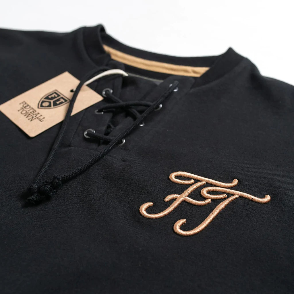 Camiseta Retro Black Town FC FootballTown Color Negro