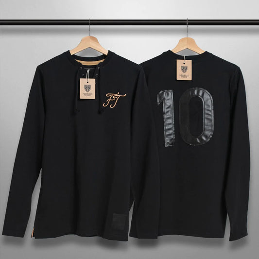 Camiseta Retro Black Town FC FootballTown Color Negro