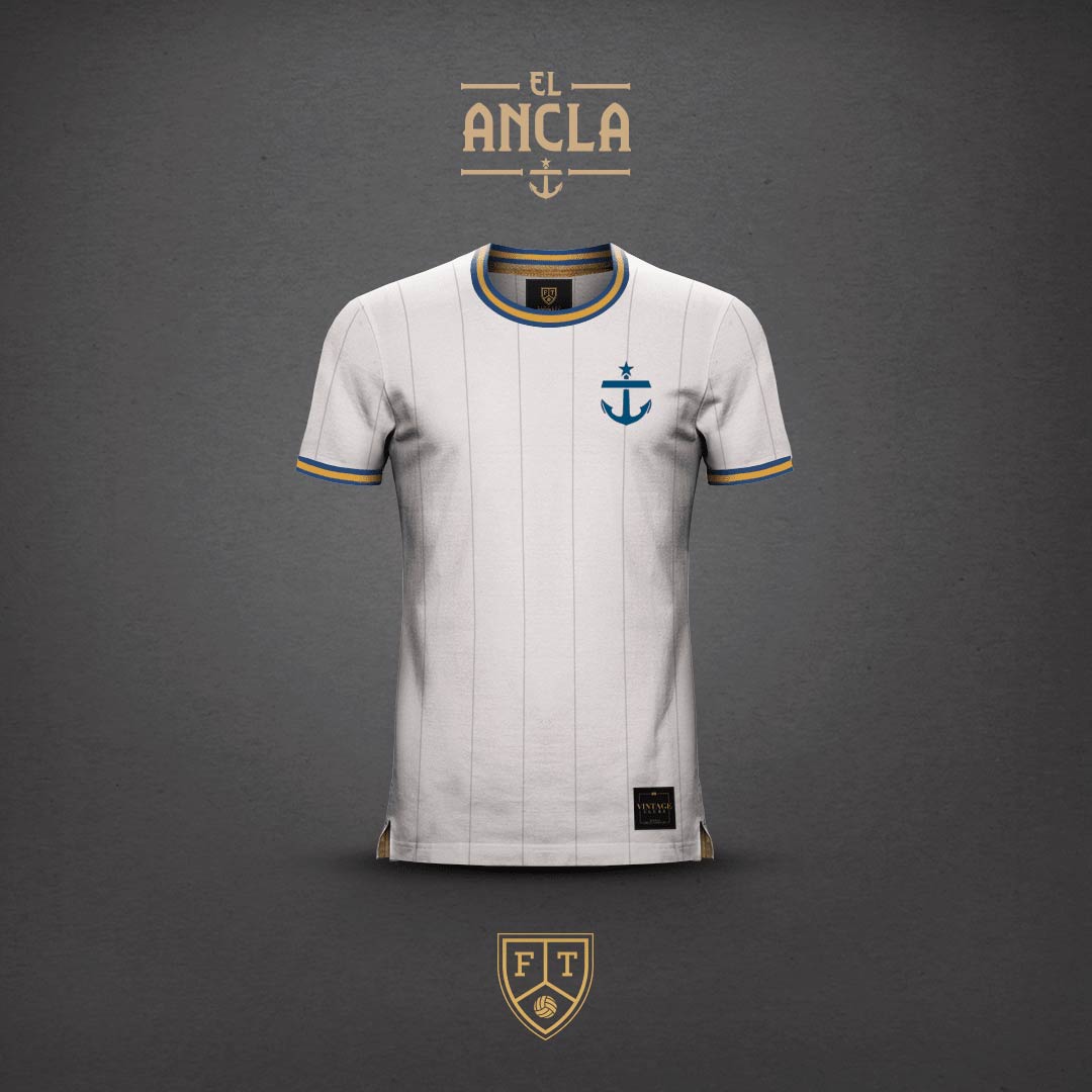 Camiseta El Ancla Away FootballTown Color Blanco