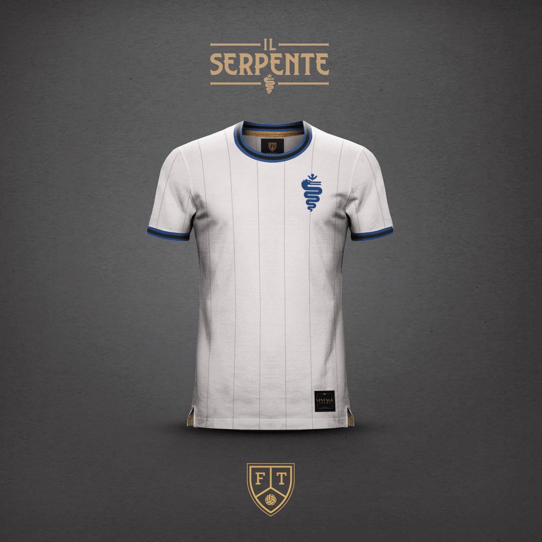 Camiseta IL Serpente Away FootballTown Color Blanco