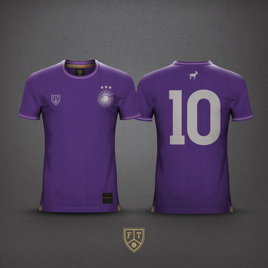 Camiseta El Sol GOAT Purple FootballTown Color Púrpura