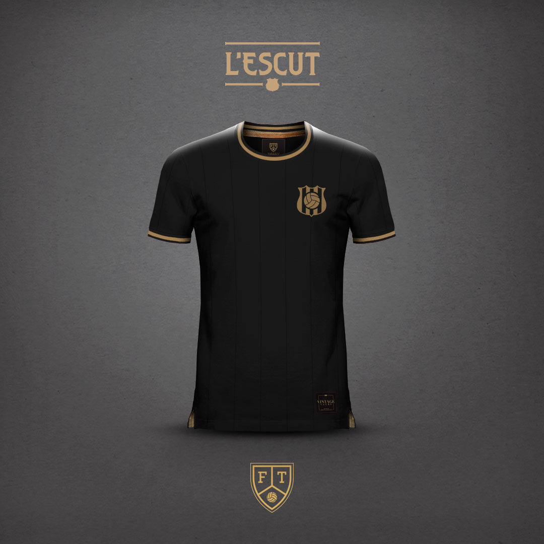 Camiseta LEscut Black FootballTown Color Negro