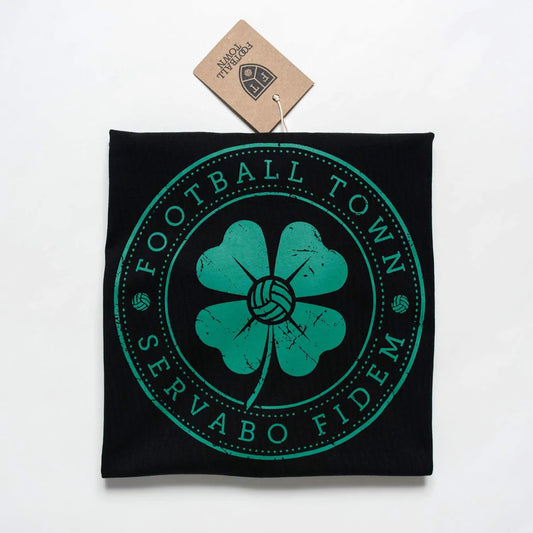 Camiseta The Clover Black Servabo Footballtown Color Negro