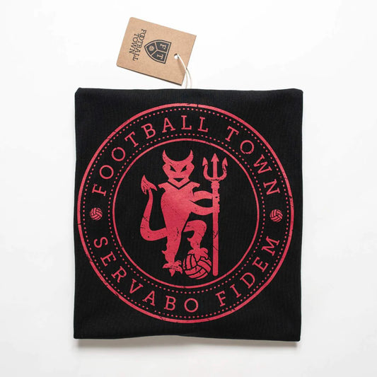 Camiseta The Devil Black Servabo Footballtown Color Negro