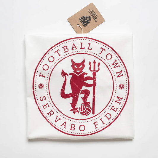 Camiseta The Devil White Servabo Footballtown Color Blanco