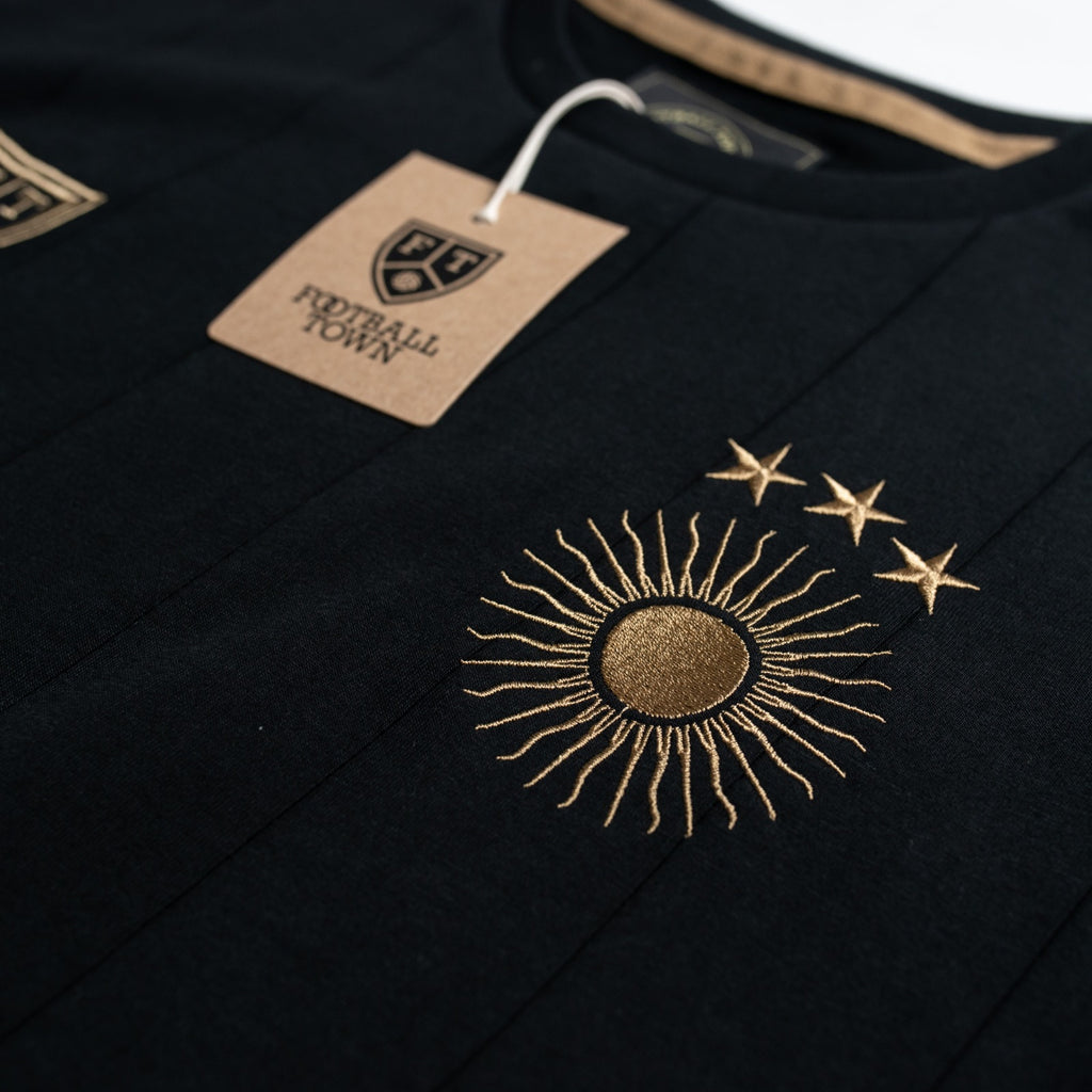 Sol Goat Camiseta Sol GOAT Leo Capitán Argentina FootballTown Color Negro ...