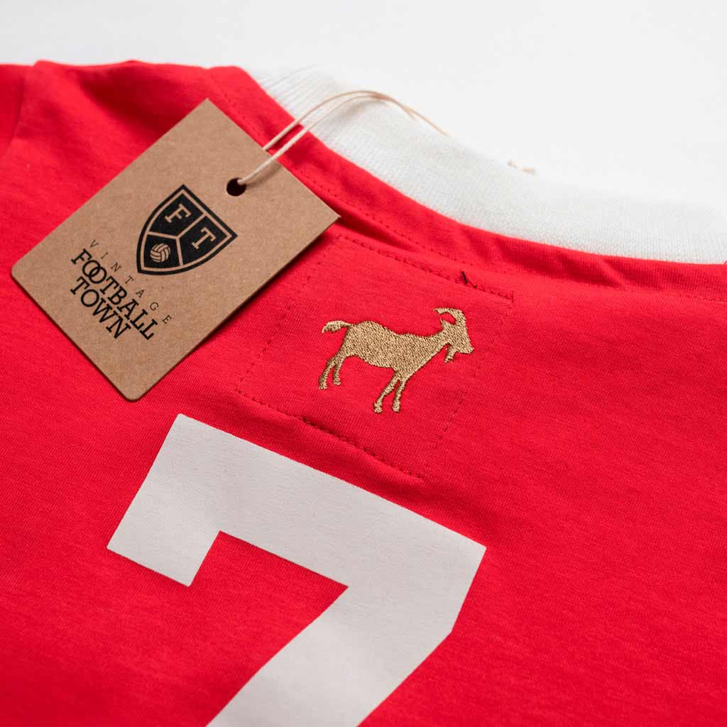 Camiseta Devil GOAT Kids Football Town Color Rojo