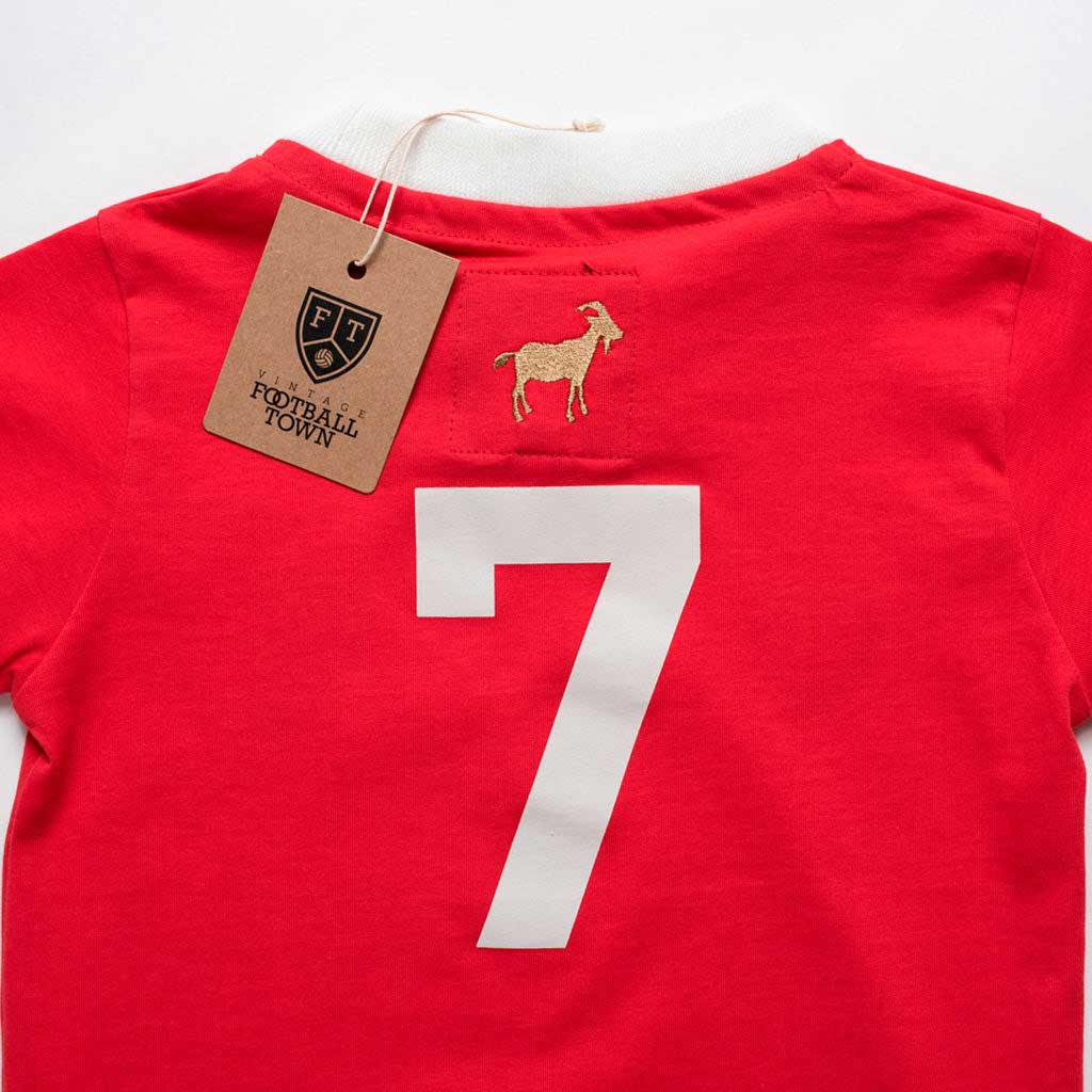 Camiseta Devil GOAT Kids Football Town Color Rojo